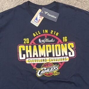 Fanatics Navy 2016 Cleveland Cavaliers Champions Tee